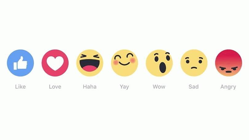 Facebook: arrivano le Reactions, non più solo "Like"