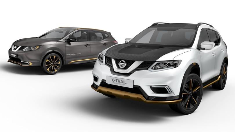 Ginevra 2016, Nissan Qashqai e X-Trail dievntano Premium