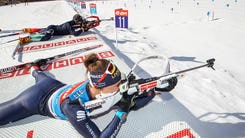 Biathleta per un giorno insieme ai campioni azzurri