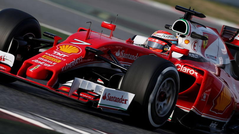 F1, Raikkonen il più veloce a Barcellona
