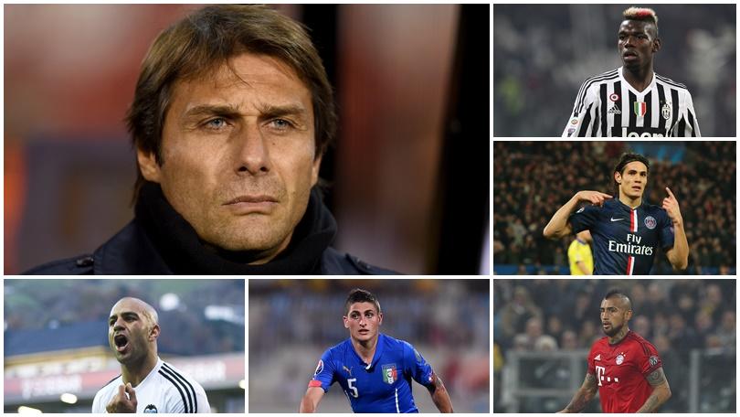Chelsea, la rivoluzione di Conte: Pogba, Cavani e Vidal