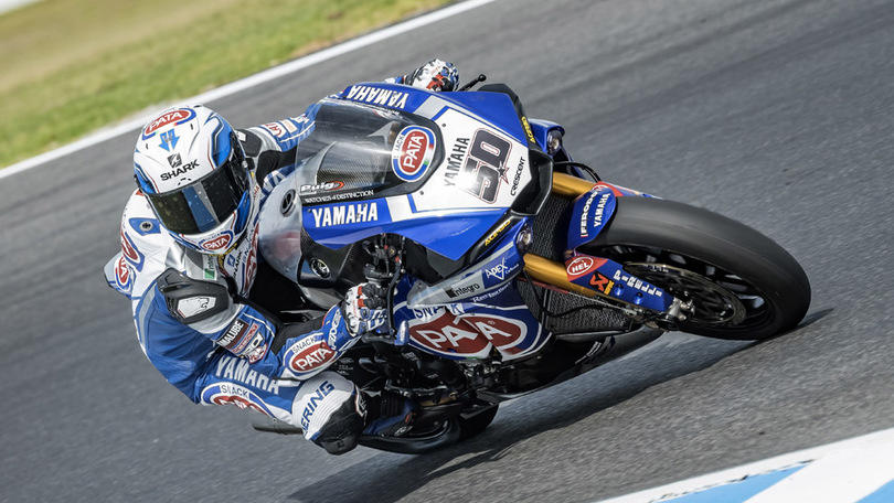 SBK Phillip Island, libere 2: Guintoli risponde a Sykes
