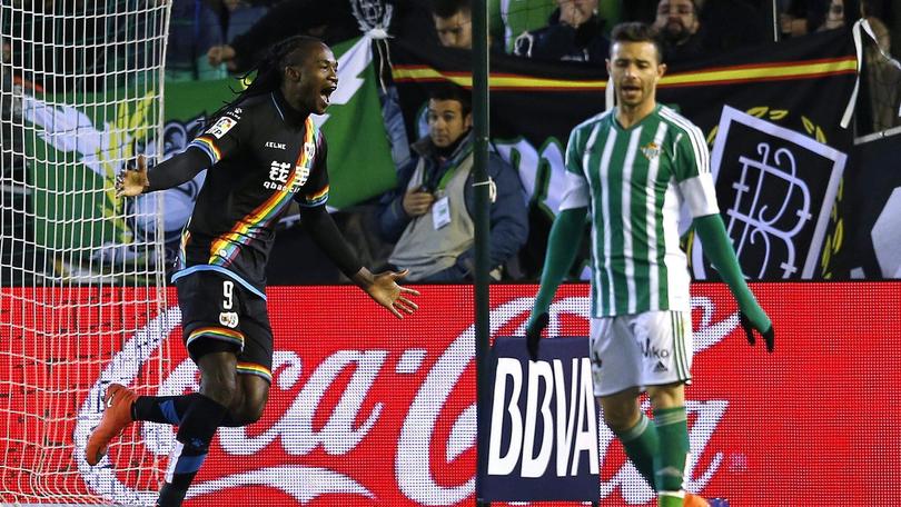 Liga: Betis Siviglia-Rayo Vallecano 2-2