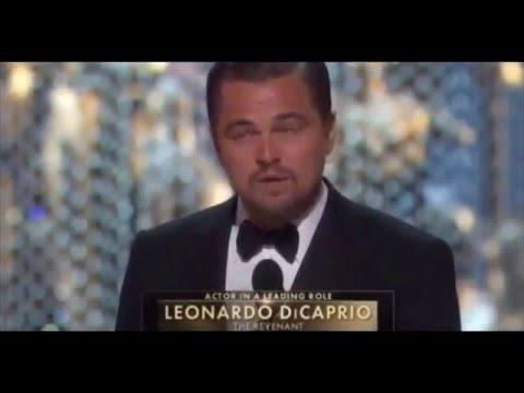 Oscar DiCaprio, il premio all'attore americano