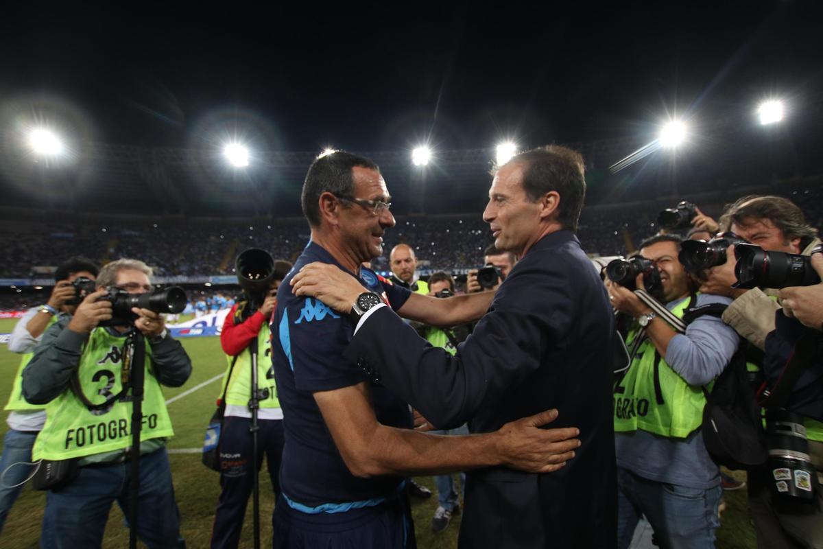 Juventus: Allegri, mai dire fuga. C'è la discesina per Sarri