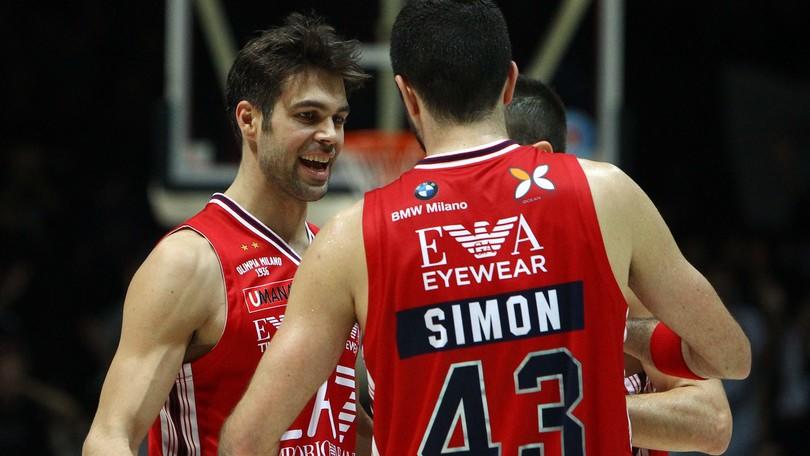Basket, Eurocup: Milano avanti contro il Banvit