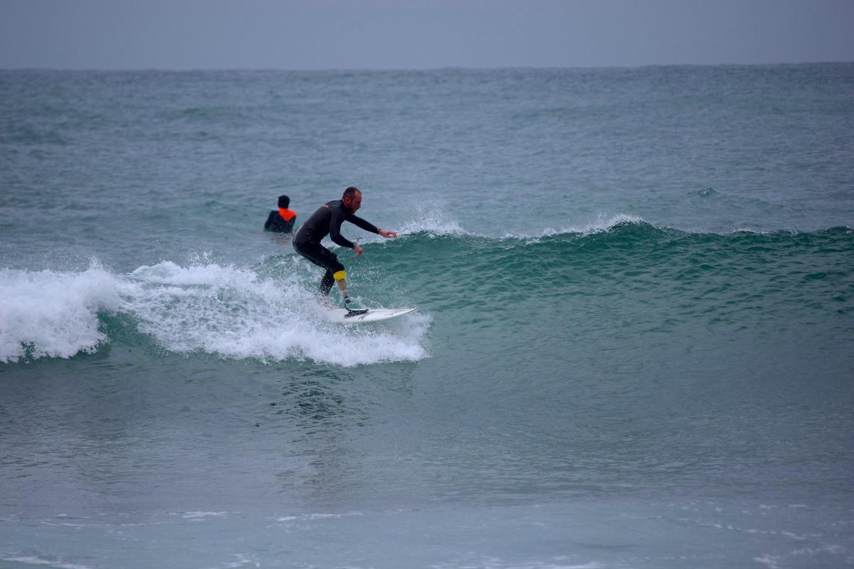 Surf, Passetti: «Vivo per il mare e l'handicap non mi ferma»