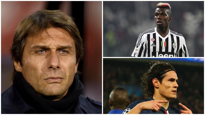 Calciomercato Chelsea, Conte: «Cavani si, Pogba ni»