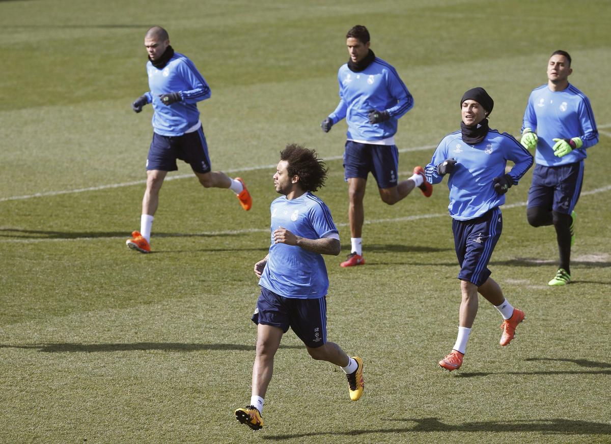 Champions League, il Real Madrid si allena alla vigilia della sfida con la Roma