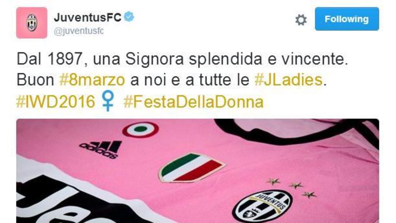 Festa della donna, i "dolci" auguri del mondo del calcio