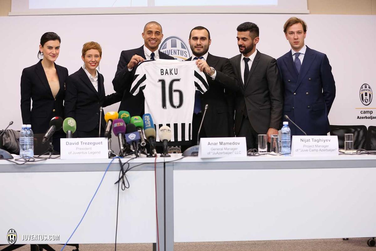 Juventus, Trezeguet inaugura il primo JCamp Azerbaijan