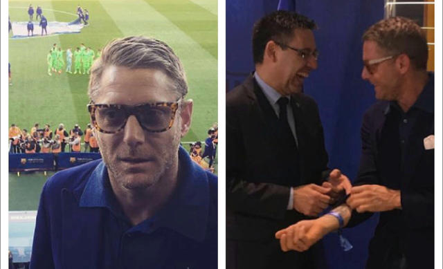 Lapo Elkann al presidente del Barça: guarda la mia Juventus...