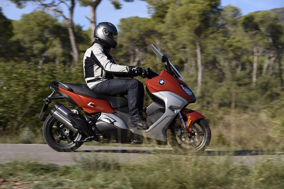 BMW C650 Sport: in sella