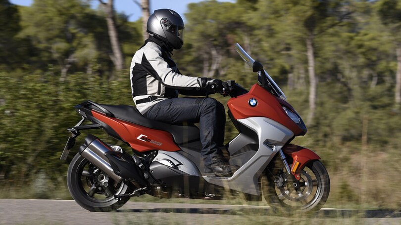 BMW C650 Sport: in sella