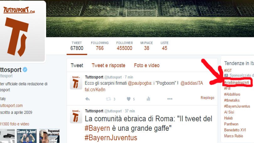 La notizia ai tempi dei social network: così #viaibinarinazisti è diventato trend topic