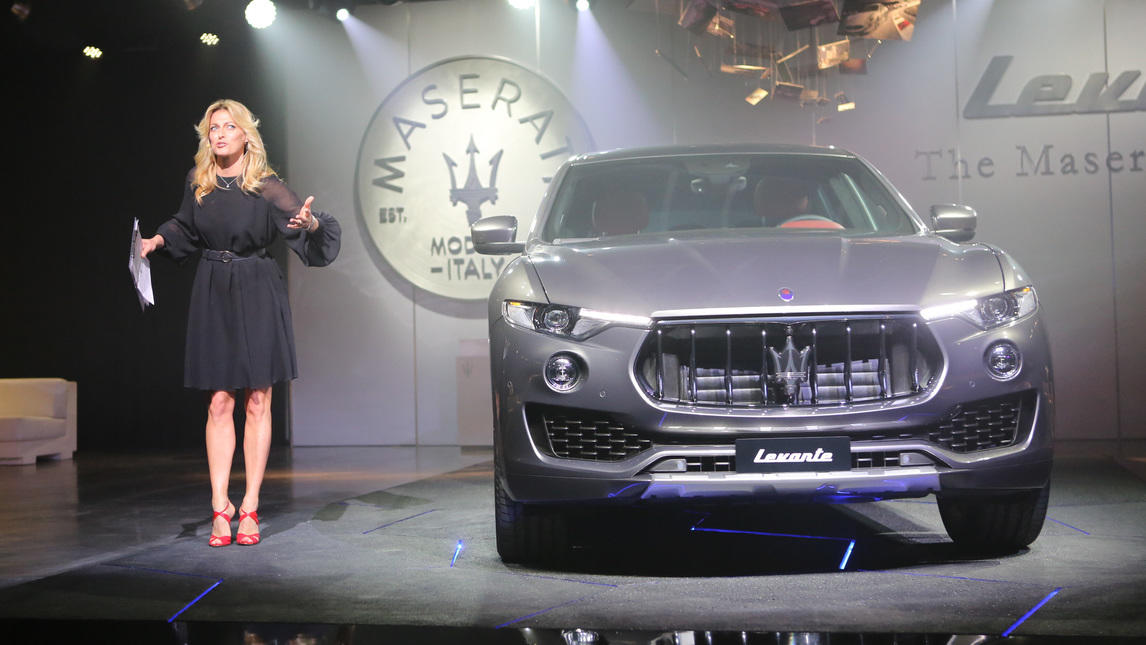 Maserati Levante, anteprima italiana da Zegna