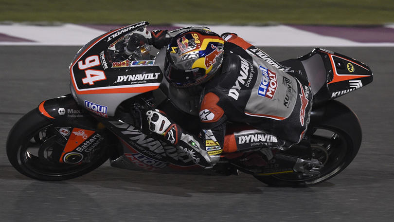 Moto2 Qatar, libere: Folger ok, tre azzurri nella top ten