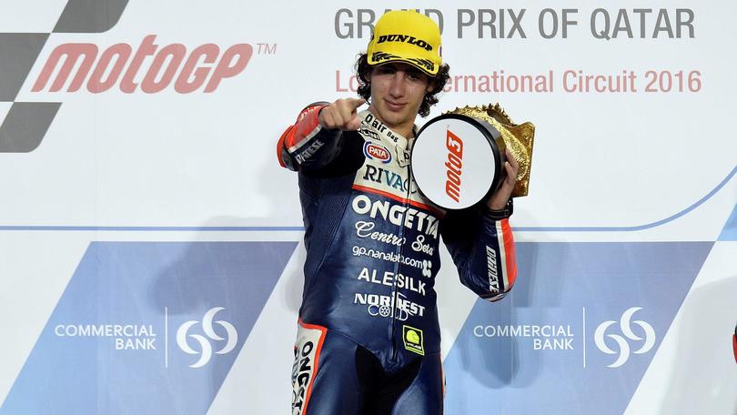 Moto3 Qatar, Antonelli: «Ho rischiato, ne è valsa la pena»