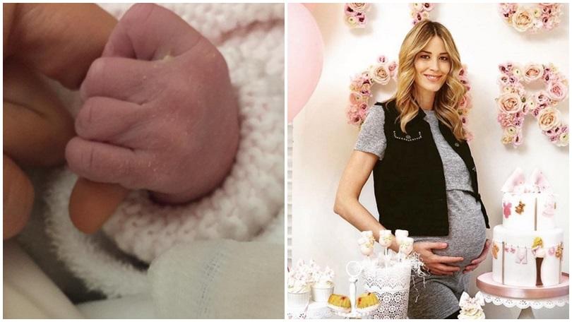 Elena Santarelli di nuovo mamma: è nata Greta Corradi