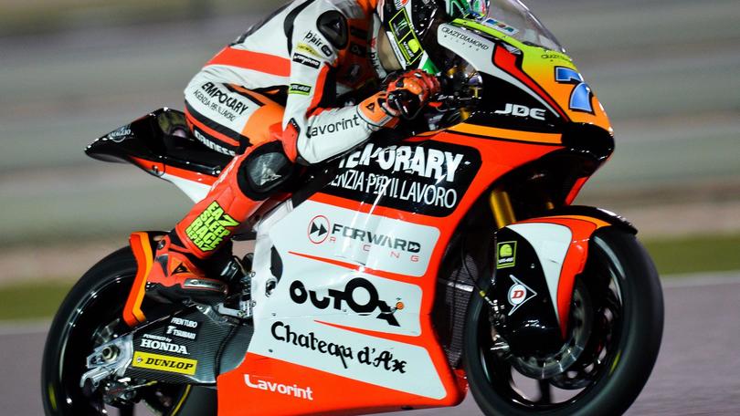 Moto2 Forward Racing, Baldassarri: «Spero di correre in Argentina»