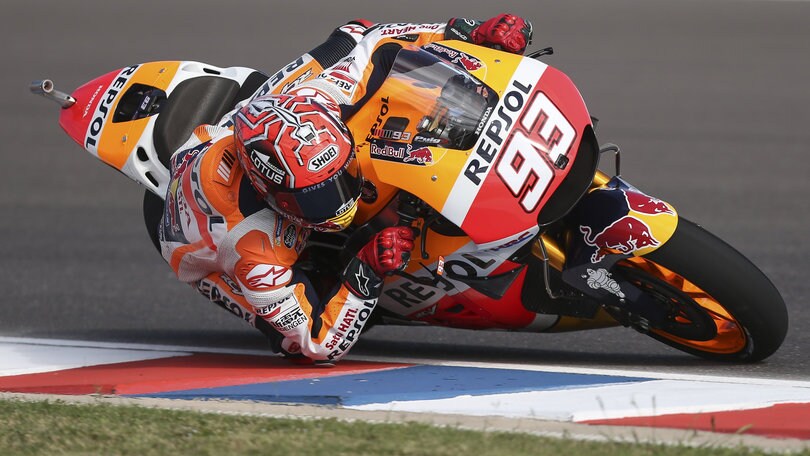 MotoGp Argentina: vola la Honda, per Rossi settimo tempo