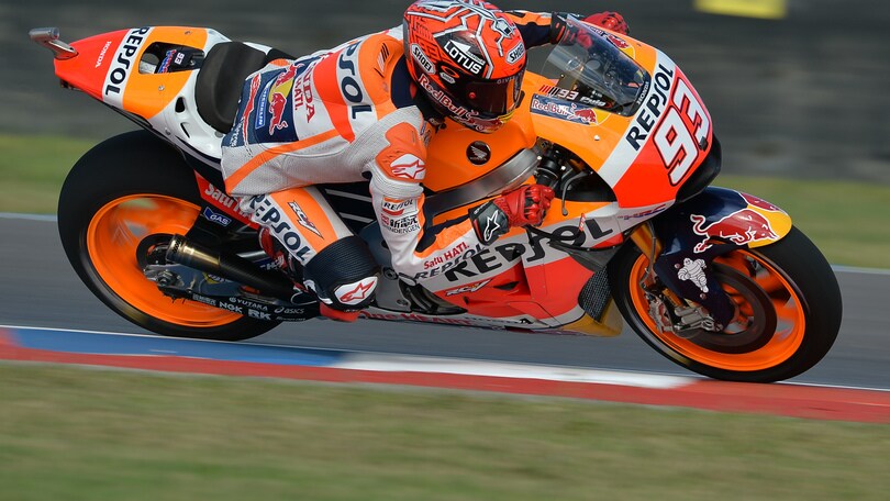MotoGp, Argentina: Marquez sempre davanti, Rossi decimo