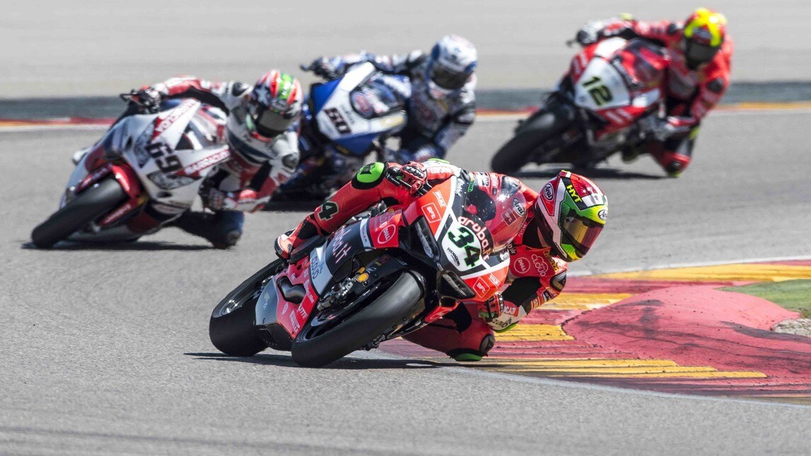 SBK Aragon, doppietta Davies: «Gara più difficile rispetto a ieri»