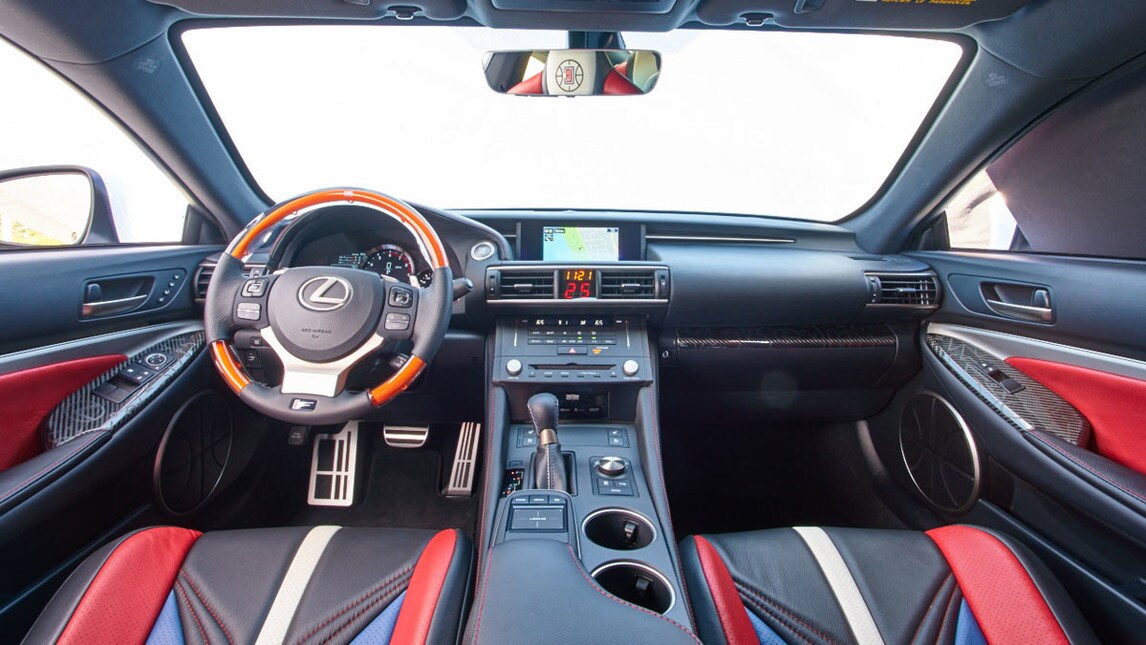 Lexus RC-F, la one-off dedicata ai Clippers