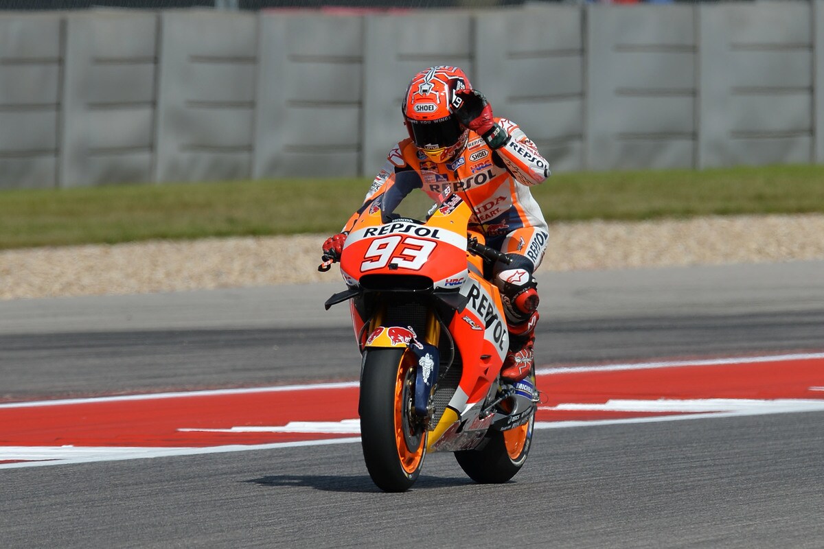 MotoGp Austin, Marquez: «Contento di come abbiamo lavorato»