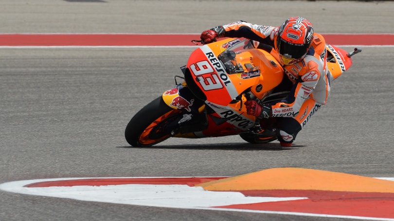 MotoGp Austin, Marquez semina tutti. Rossi sesto