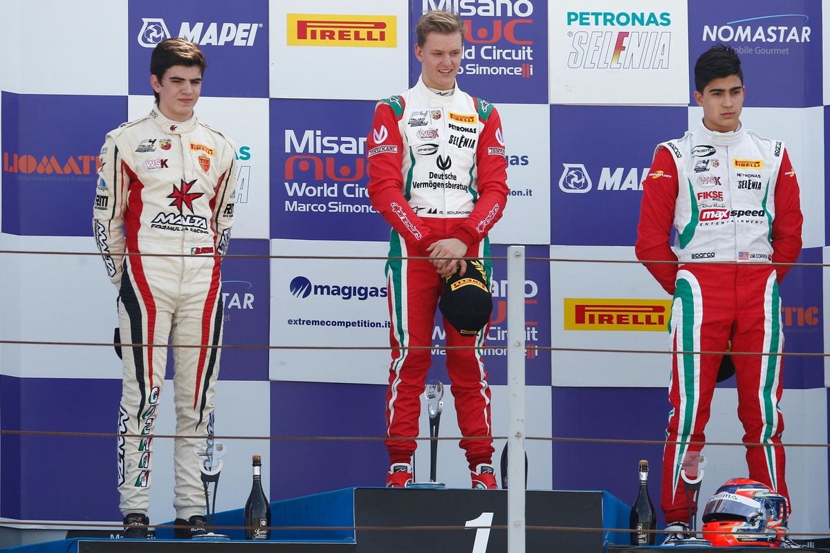 F4, Schumi jr vince ancora!