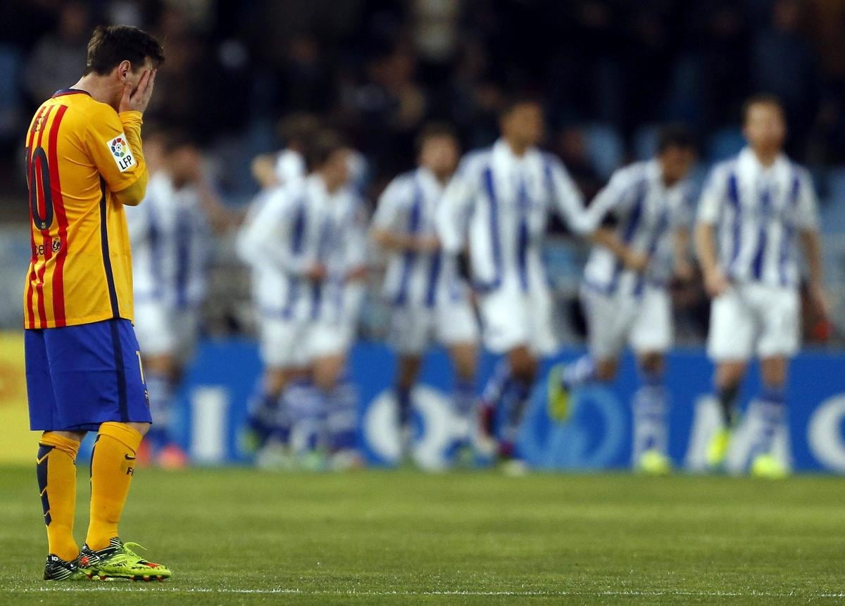 Liga, Real Sociedad-Barcellona 1-0: giochi riaperti