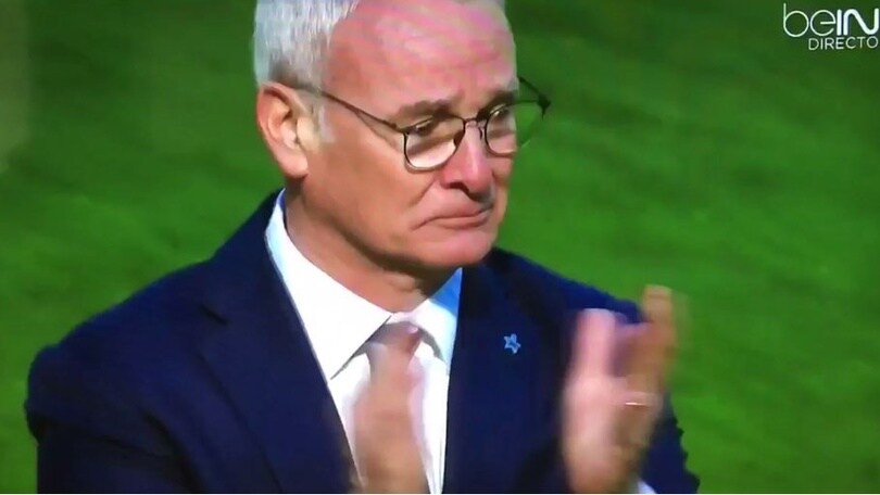 Leicester, Ranieri in lacrime dopo la vittoria con il Sunderland