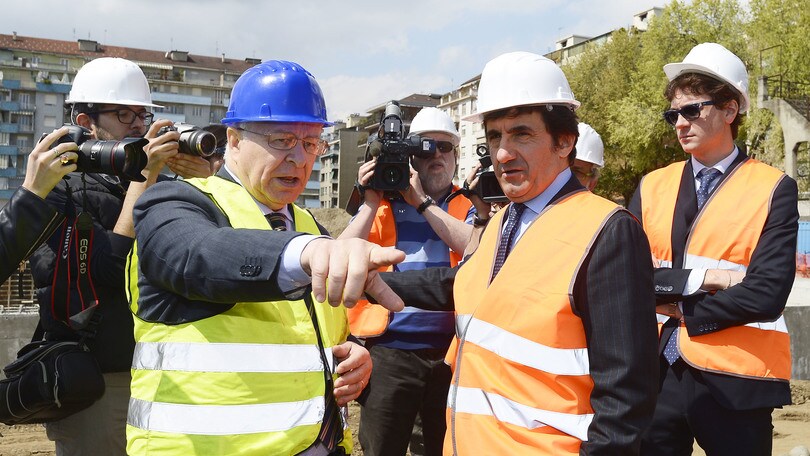 Torino, Cairo visita il cantiere del Filadelfia