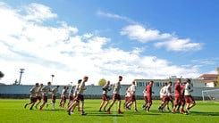 Torino, ripresa alla Sisport. Immobile corre a parte