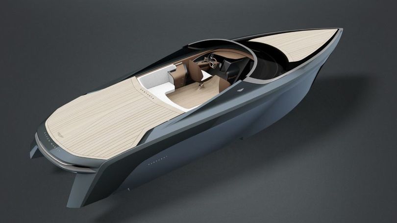AM37, le foto del primo motoscafo Aston Martin