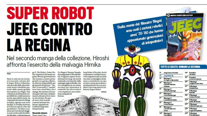 Super Robot in edicola, Jeeg contro la regina