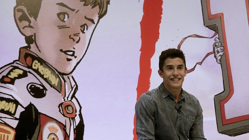 MotoGp Honda, Marquez versione fumetto