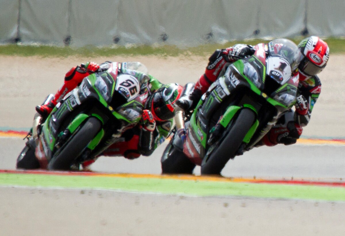 SBK Kawasaki, Rea: «Ho spinto al momento giusto»