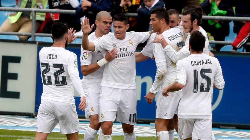Liga: Getafe-Real Madrid 1-5, ora il Barcellona è a un punto