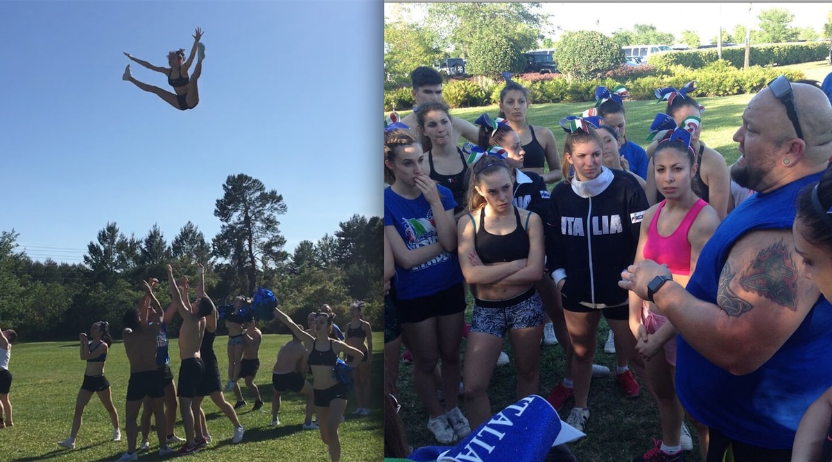 Mondiali di Cheerleading: l'Italia si allena all'aperto