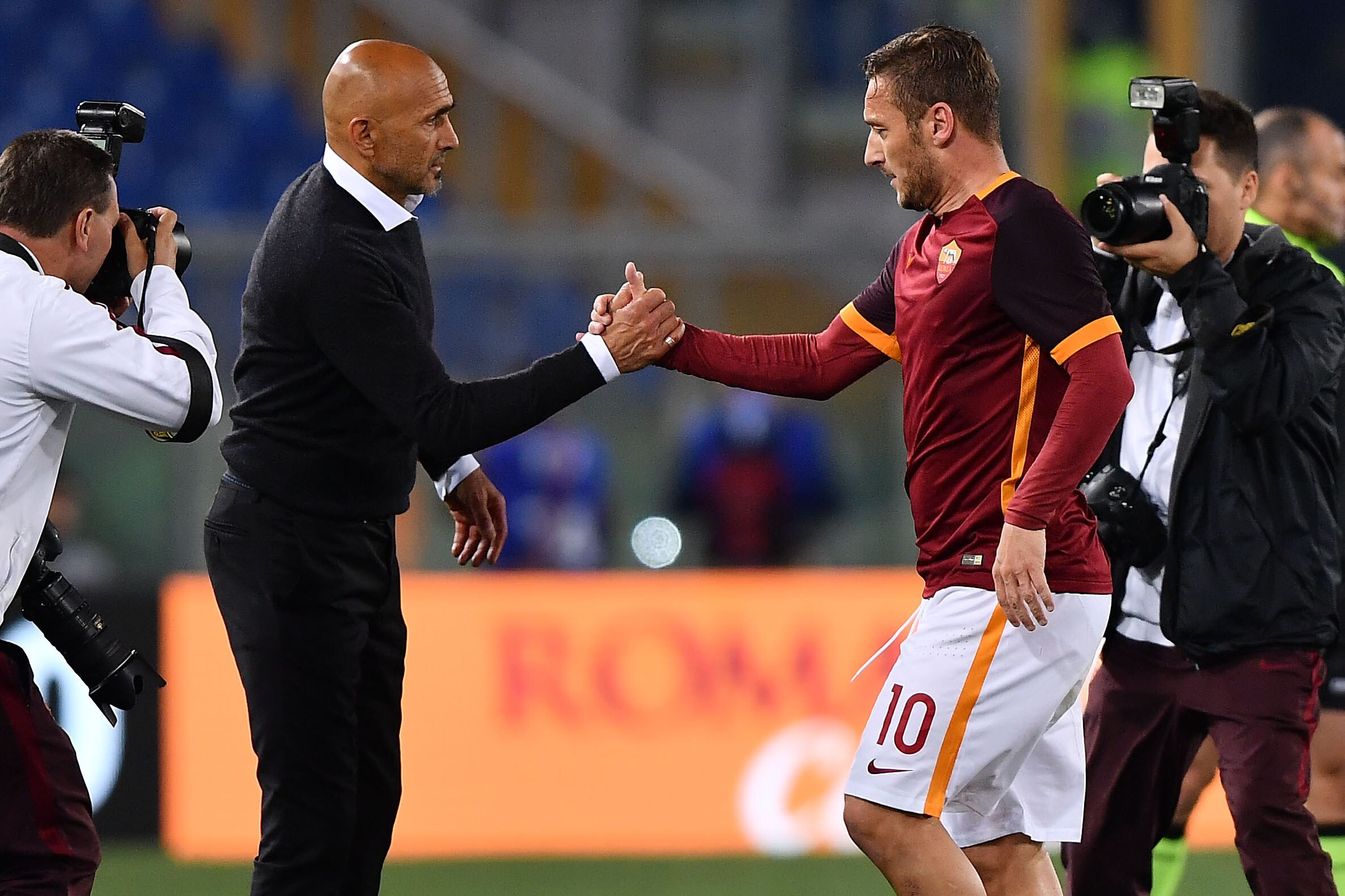Roma, Spalletti: «Contro una squadra che si chiude Totti è il meglio che c'è»