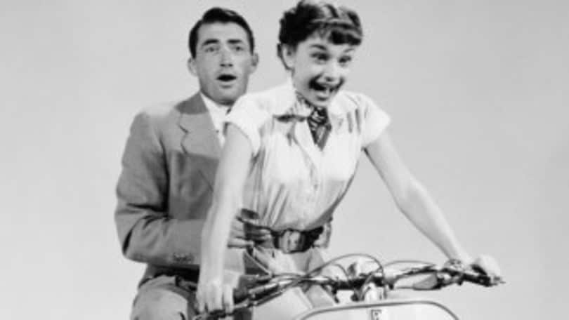 Vespa e il cinema: gli scatti più belli