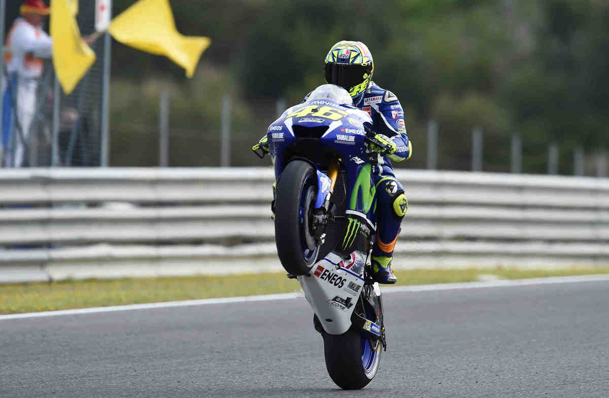 Moto Gp, Jerez: 62ª pole position in carriera per Valentino Rossi