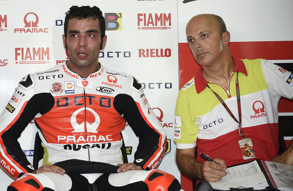 MotoGp, che iella per Petrucci!