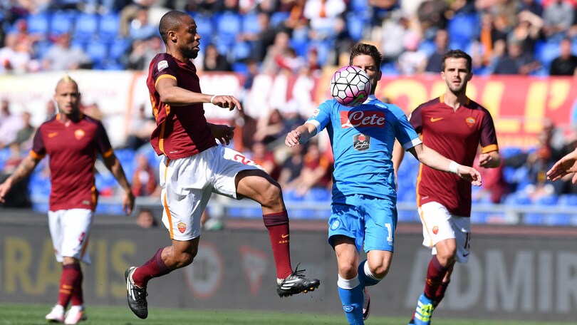 Serie A, Roma-Napoli 1-0: Nainggolan. La Juventus è campione d'Italia