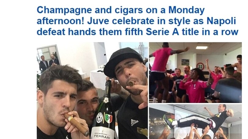 Juventus, lo scudetto visto dai siti esteri