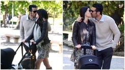 Juventus, Buffon festeggia lo scudetto con Ilaria D'Amico e il piccolo Leopoldo Mattia