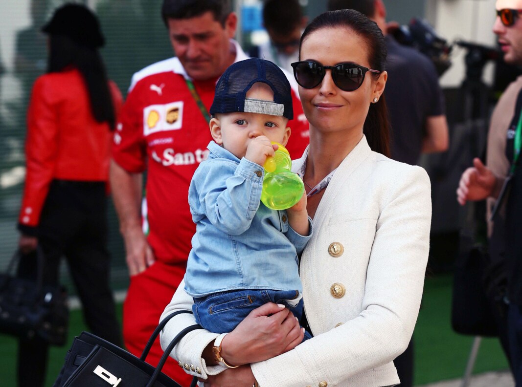 Minttu, Robin, Kimi. Che bella la famiglia Raikkonen!