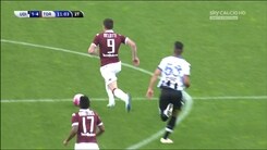 Udinese-Torino, Belotti alla Weah: gol straordinario!